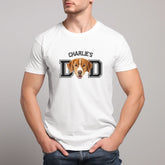 Personalisiertes T-Shirt "Dog Dad" mit Foto