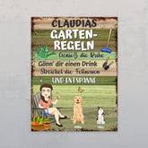 Gartenregeln - Individuelles Gartenschild