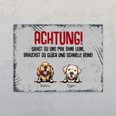 Schnelle Beine - Individuelles Türschild