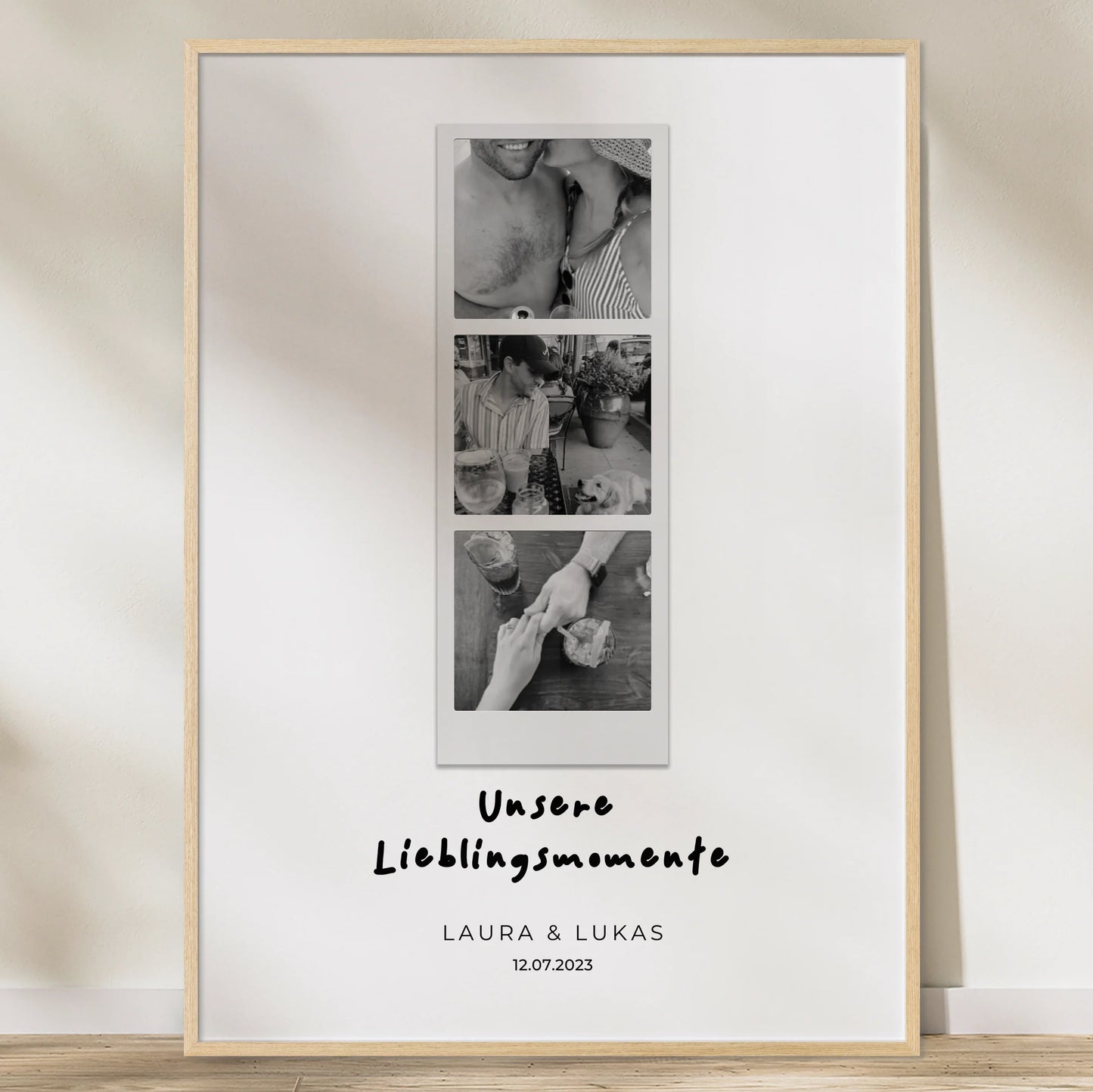 Personalisiertes Poster "Fotostreifen"