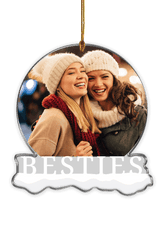 Weihnachtsbaumschmuck ''Besties Foto''
