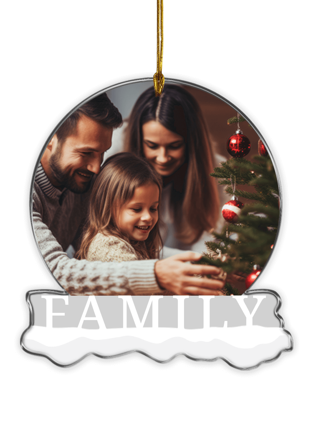 Weihnachtsbaumschmuck ''Family Foto''
