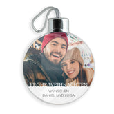 Personalisierte Christbaumkugel "Foto"