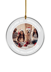 Weihnachtsbaumschmuck ''Dein Foto & Text''