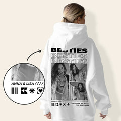 Personalisierter Hoodie "Besties"