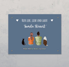 Pärchen - Individuelles Türschild