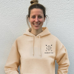 Personalisierter Hoodie "Love"